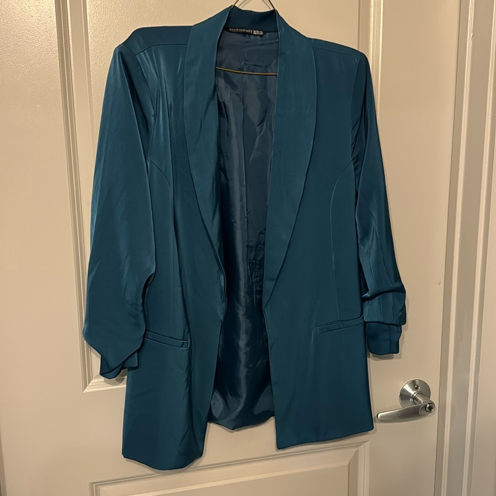 Teal Blazer